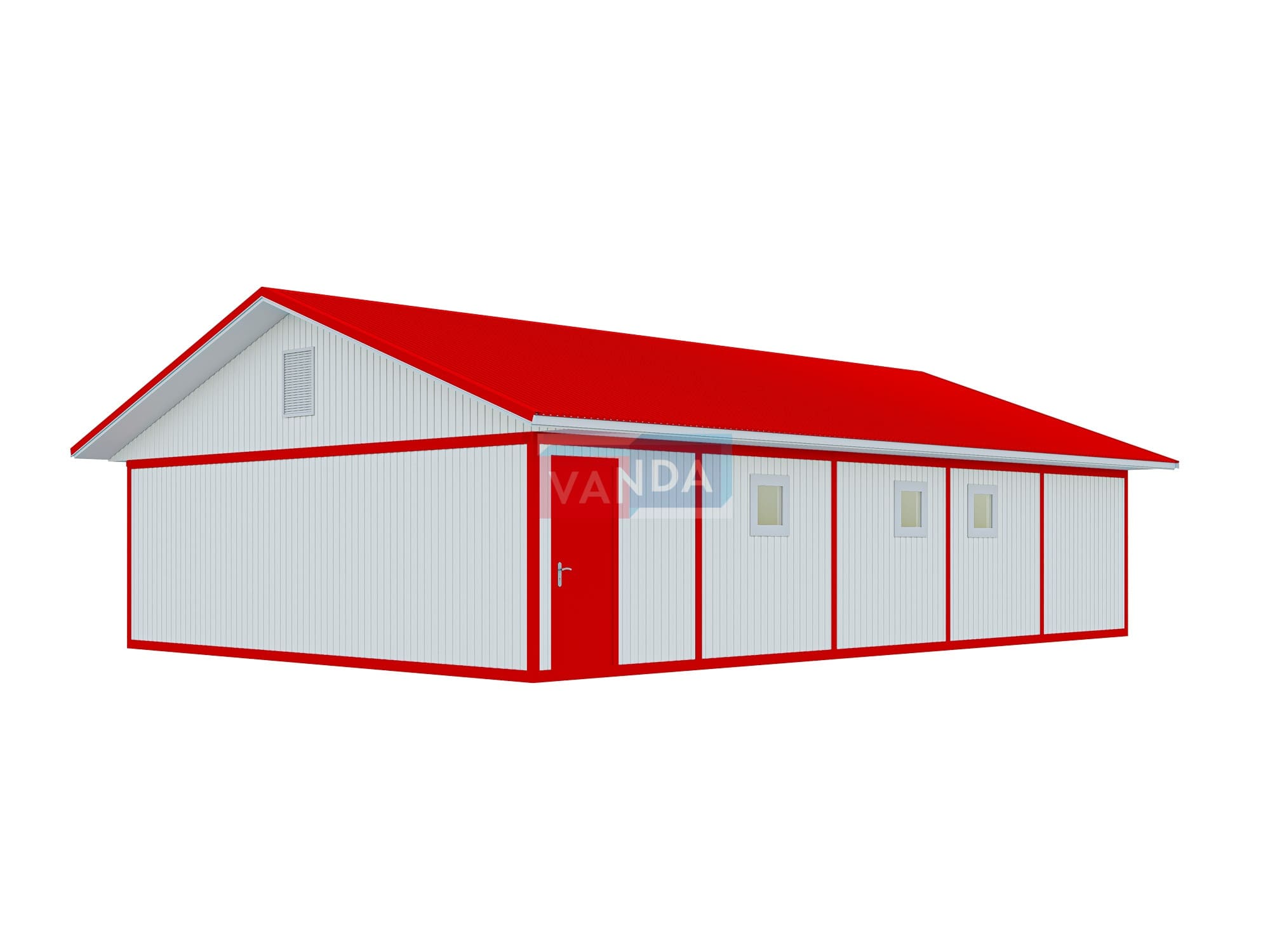 Проект банно-прачечного комплекса 8.0х12.0